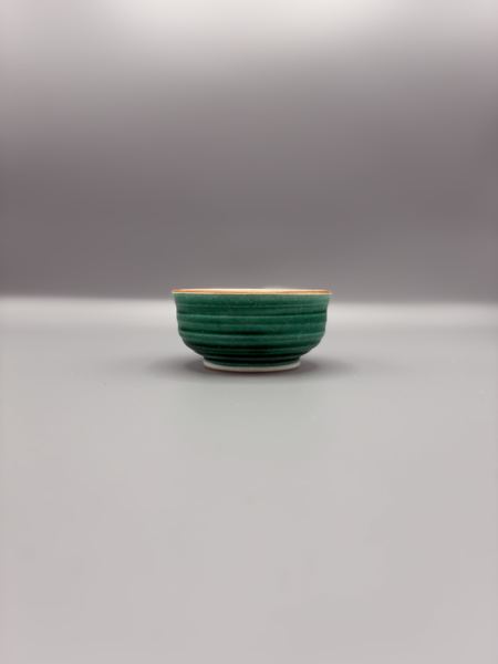 小鉢　波文様　深緑（1枚目）