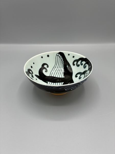みのる陶器 くじら柄 飯碗（2枚目）