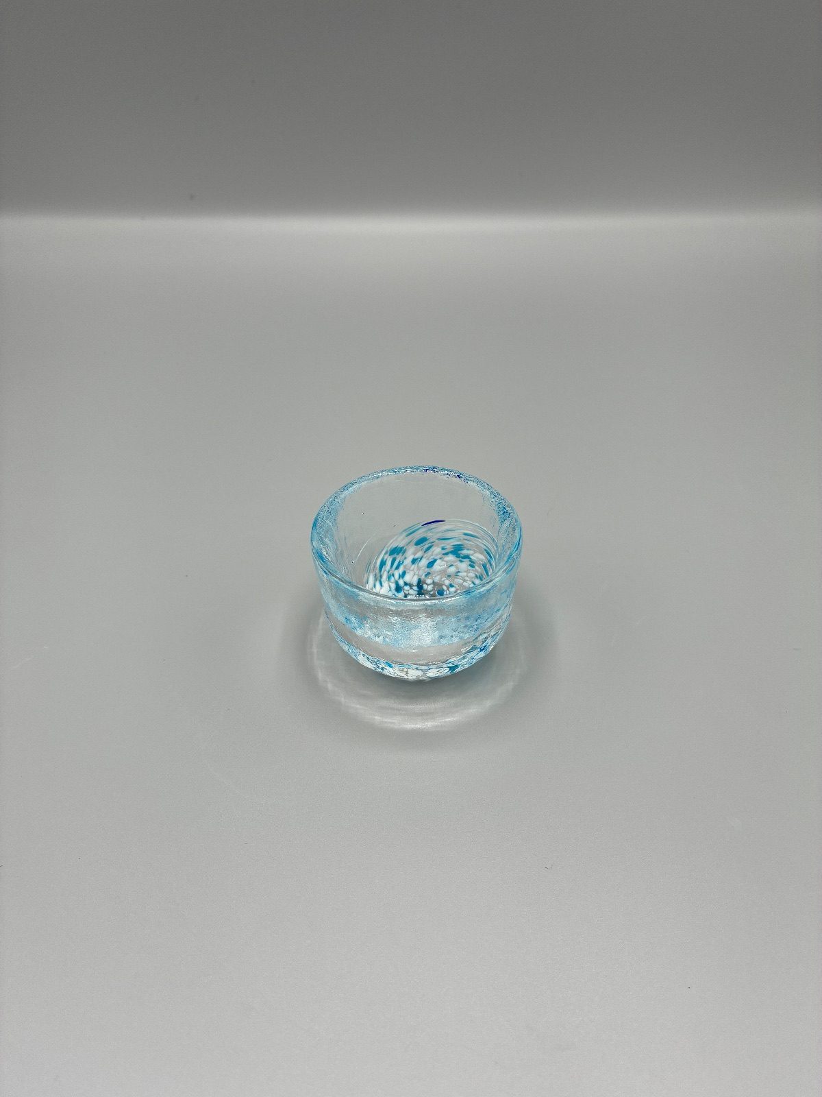 豆鉢　おちょこ　水玉　ガラス（2枚目）