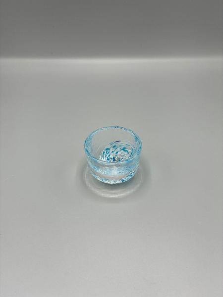 豆鉢　おちょこ　水玉　ガラス（2枚目）