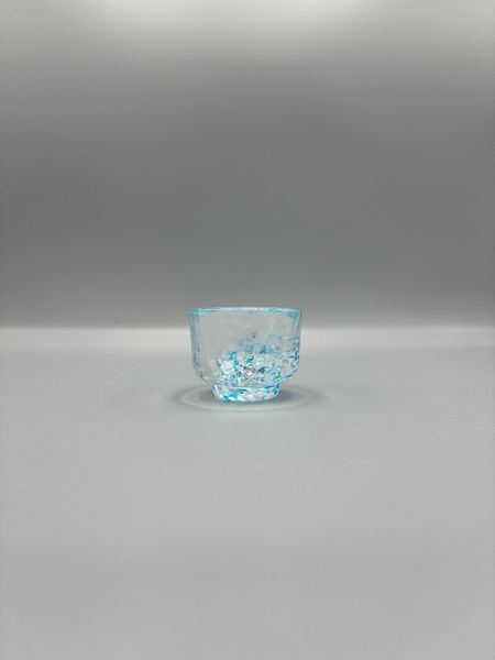 豆鉢　おちょこ　水玉　ガラス
