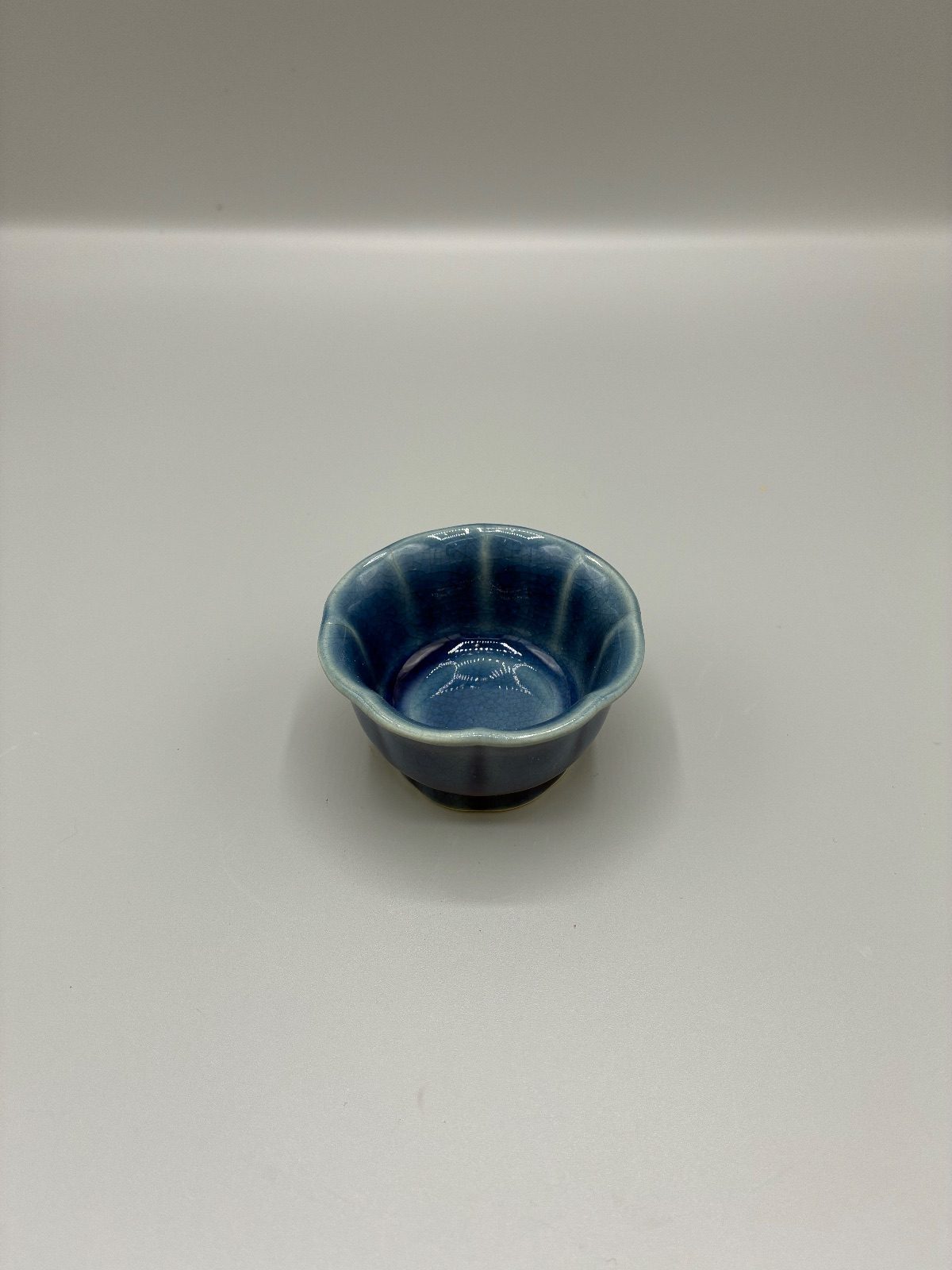 小鉢　青　花型（2枚目）