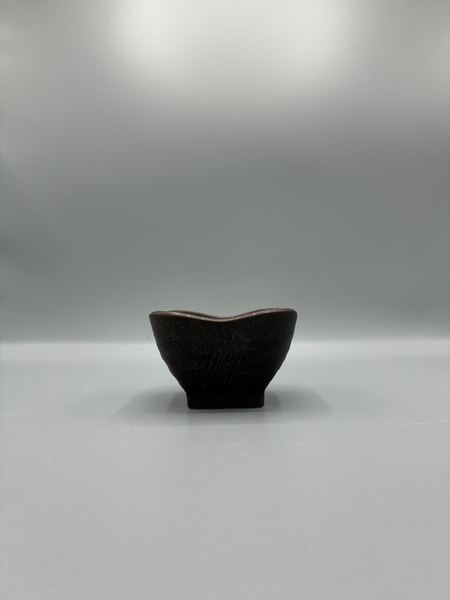 小鉢　角型　黒　茶