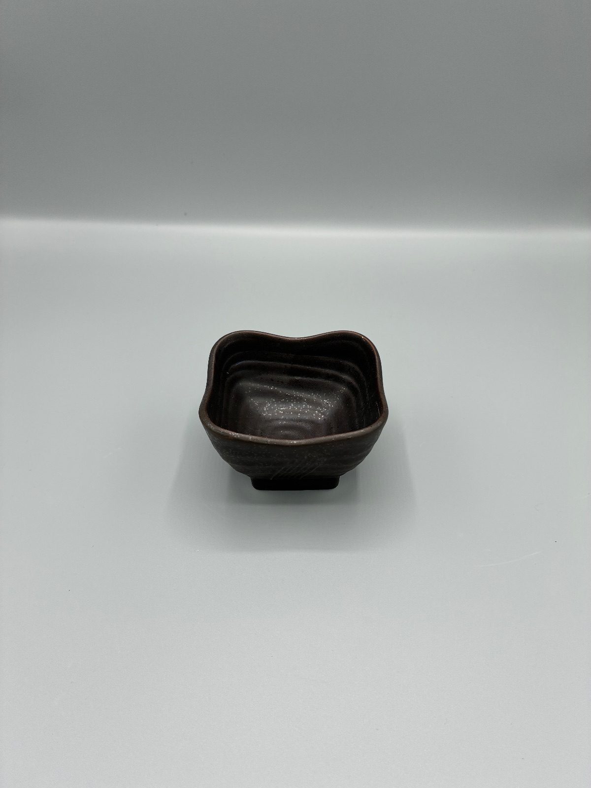 小鉢　角型　黒　茶（2枚目）