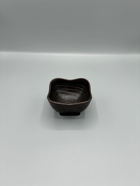 小鉢　角型　黒　茶（2枚目）